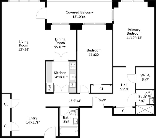 3530 Henry Hudson Pkwy Unit 1B, Bronx, NY 10463 - view of home floor plan