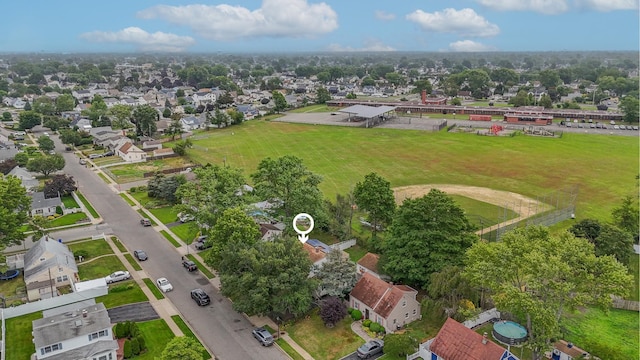 129 Spring Ln, Levittown, NY 11756 - aerial perspective of suburban area
