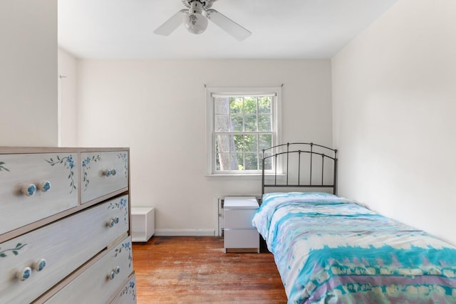 77 Nancy Blvd, Merrick, NY 11566 - bedroom featuring light wood-type flooring and a ceiling fan