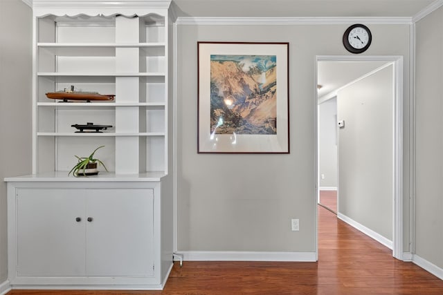 9 Grandview Ave, Middletown, NY 10940 - hall with wood finished floors and ornamental molding