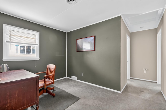 9 Grandview Ave, Middletown, NY 10940 - office space featuring carpet floors and attic access