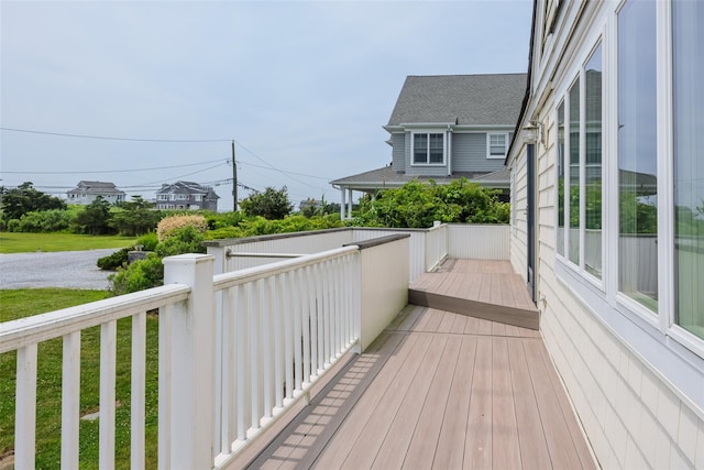 10 Bayview Rd, Remsenburg, NY 11960 - view of wooden deck