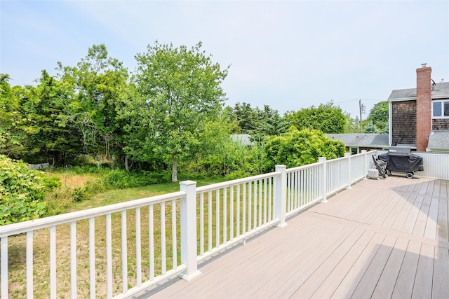 10 Bayview Rd, Remsenburg, NY 11960 - wooden terrace featuring a yard