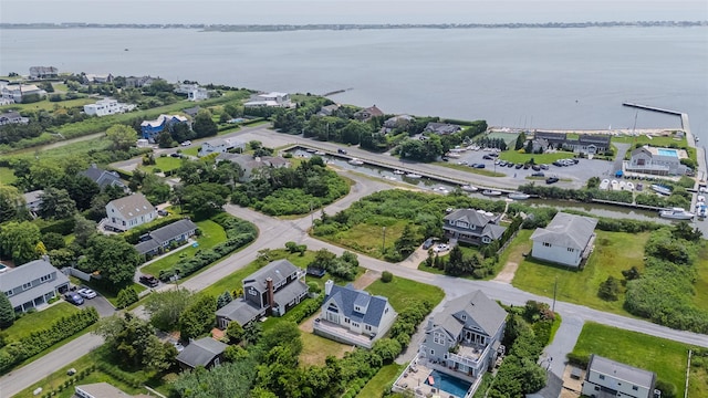10 Bayview Rd, Remsenburg, NY 11960 - aerial view of residential area featuring a nearby body of water