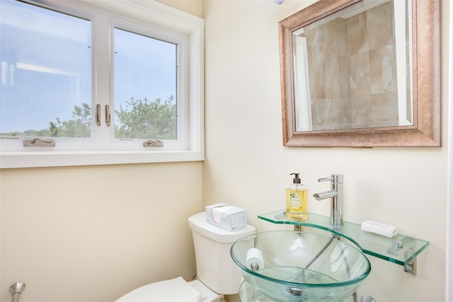 10 Bayview Rd, Remsenburg, NY 11960 - half bathroom featuring toilet and a sink