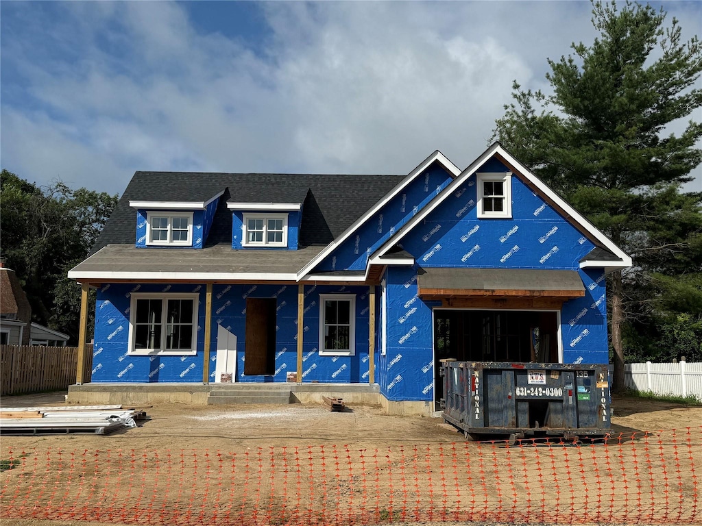 6 Girard Ave, Bay Shore, NY 11706 - view of front facade featuring a porch