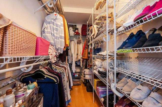 600 Clarence Ave Unit 1J, Bronx, NY 10465 - spacious closet with hardwood / wood-style flooring