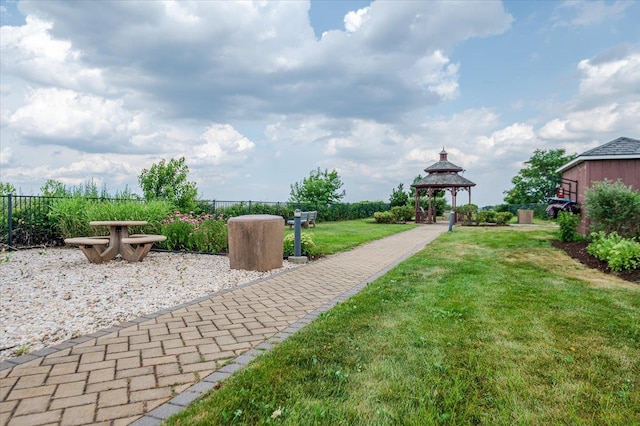 600 Clarence Ave Unit 1J, Bronx, NY 10465 - view of yard with a gazebo