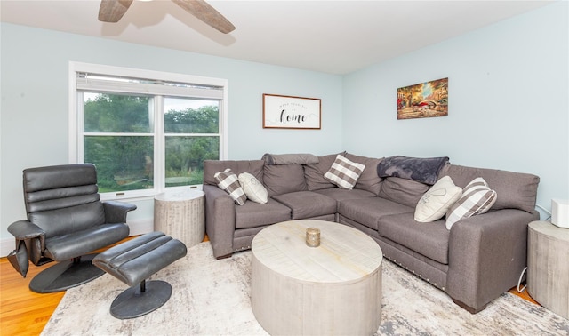 7 Glen Ct, Pawling, NY 12564 - living area with wood finished floors and ceiling fan