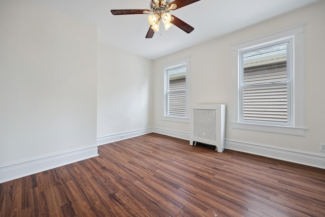 1639 Hone Ave, Bronx, NY 10461 - unfurnished room with wood finished floors and a ceiling fan