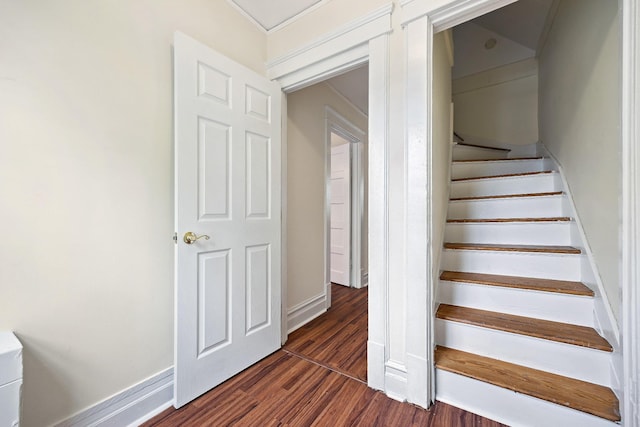 1639 Hone Ave, Bronx, NY 10461 - staircase with wood finished floors and baseboards