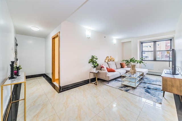 31-47 137th St Unit 3C, Flushing, NY 11354 - living room featuring light tile patterned floors