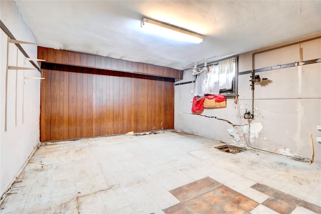 7914 Elks Rd, Elmhurst, NY 11373 - finished basement featuring wooden walls