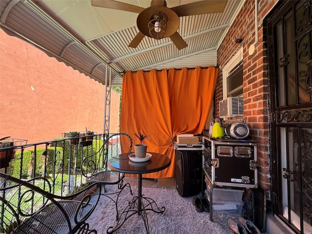 4406 Murdock Ave, Bronx, NY 10466 - patio / terrace featuring ceiling fan