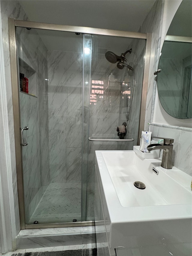 4406 Murdock Ave, Bronx, NY 10466 - full bathroom featuring a shower stall and vanity