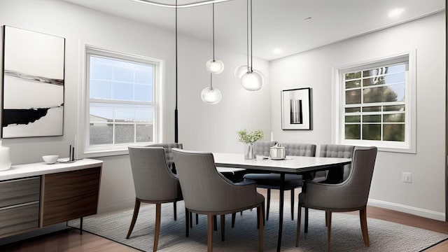 508 Van Nest, Bronx, NY 10460 - dining area featuring healthy amount of natural light and dark wood finished floors