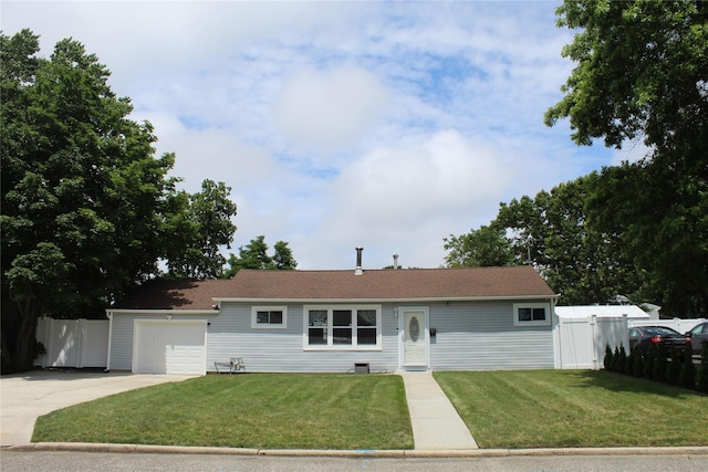 45 Tamarack St, Central Islip, NY 11722 - ranch-style house with a garage and driveway