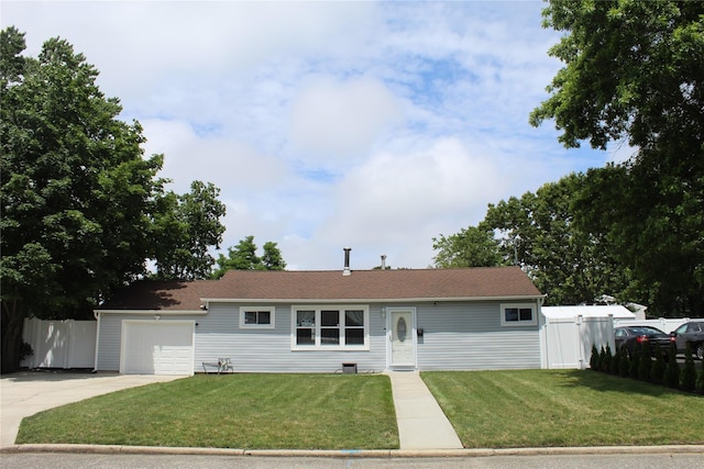 45 Tamarack St, Central Islip, NY 11722 - single story home featuring an attached garage and concrete driveway