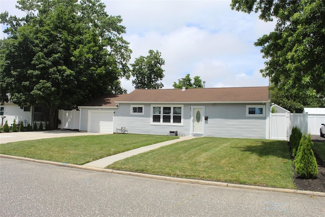 45 Tamarack St, Central Islip, NY 11722 - single story home with a garage and concrete driveway
