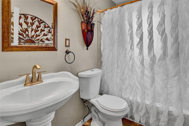 33 Breston Dr W, Shirley, NY 11967 - bathroom featuring toilet and a sink