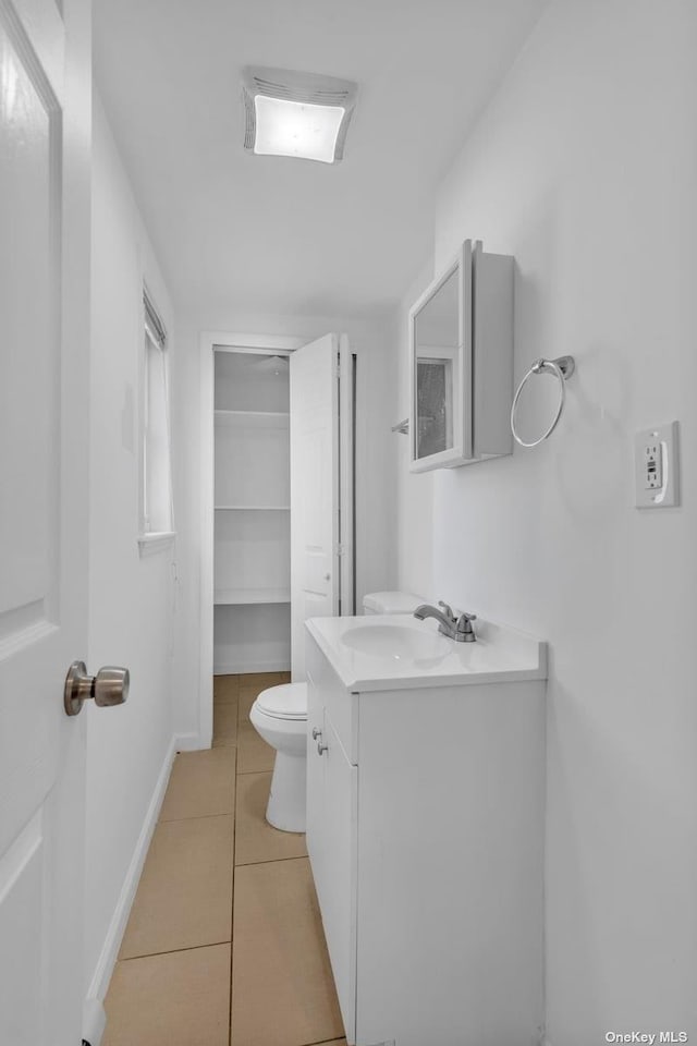 20-12 120th St, College Point, NY 11356 - bathroom featuring vanity and tile patterned flooring