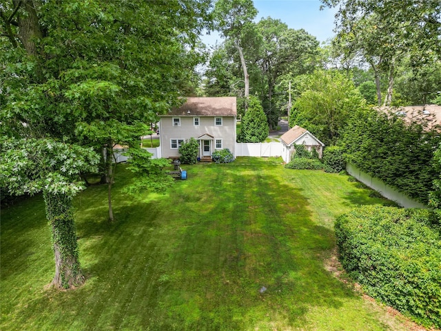 12 Greentree Ct, Northport, NY 11768 - view of fenced backyard