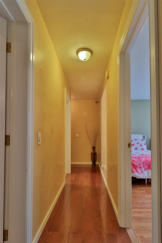 22 Indian Ave, Flanders, NY 11901 - corridor with wood finished floors and baseboards