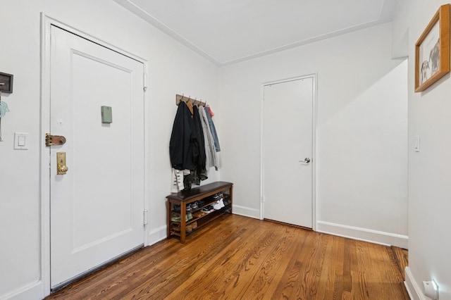102 S Village Ave Unit 3A, Rockville Centre, NY 11570 - foyer entrance featuring wood finished floors and baseboards