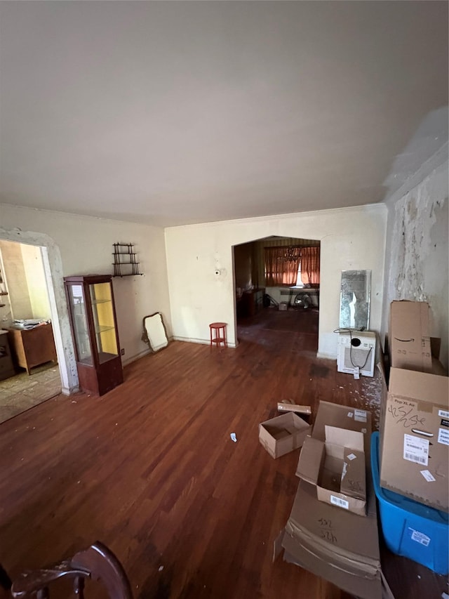 425 W 256th St, Bronx, NY 10471 - living area with wood finished floors