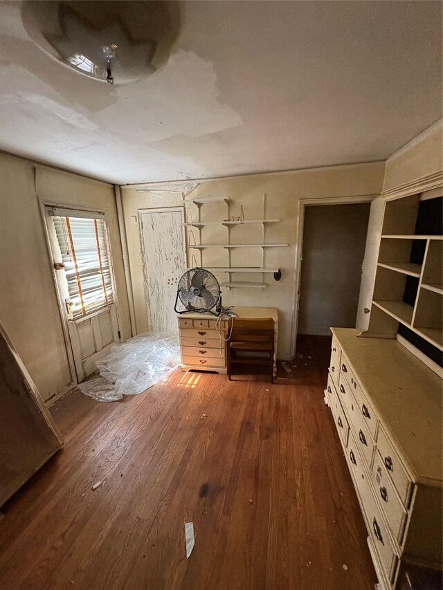 425 W 256th St, Bronx, NY 10471 - unfurnished bedroom with dark wood-type flooring