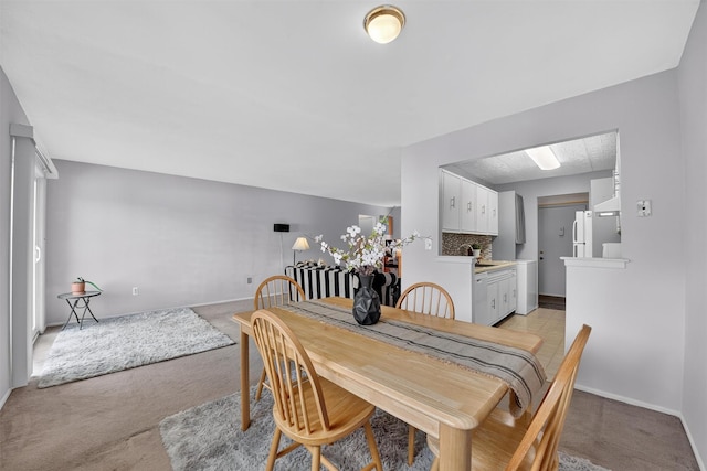 17 Village Park Dr Unit 3A, Fishkill, NY 12524 - dining space with light colored carpet and baseboards