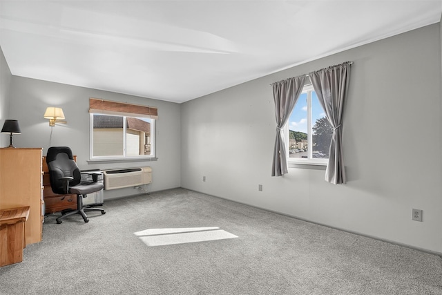 17 Village Park Dr Unit 3A, Fishkill, NY 12524 - carpeted office with plenty of natural light and a wall mounted air conditioner