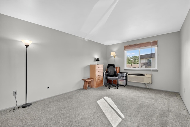 17 Village Park Dr Unit 3A, Fishkill, NY 12524 - office area with carpet floors and an AC wall unit