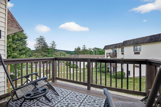 17 Village Park Dr Unit 3A, Fishkill, NY 12524 - deck with a lawn