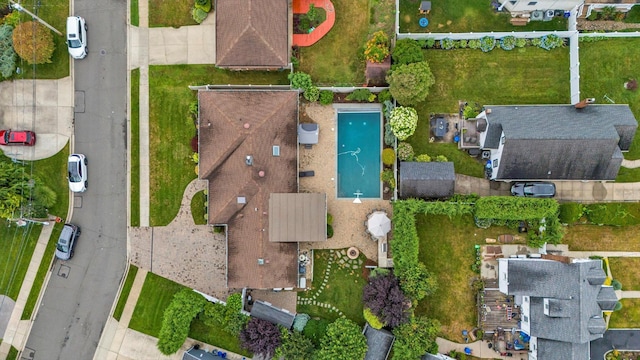 2854 Lenox Rd, Oceanside, NY 11572 - aerial view of property's location featuring a pool
