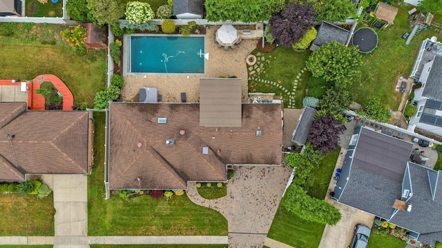 2854 Lenox Rd, Oceanside, NY 11572 - aerial view of a pool area
