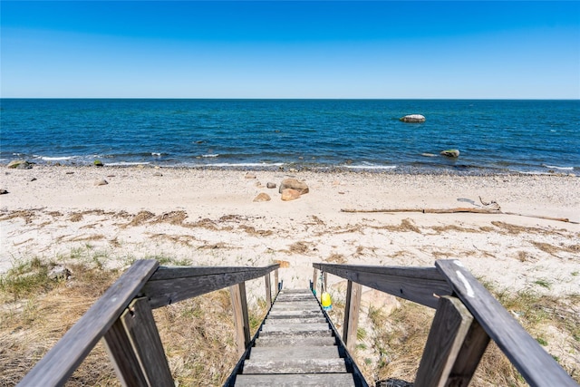 4105 Soundview Ave, Mattituck, NY 11952 - water view featuring local beach