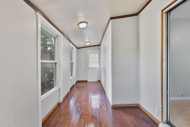 14 Cooper Dr, Nanuet, NY 10954 - corridor with wood-type flooring and ornamental molding