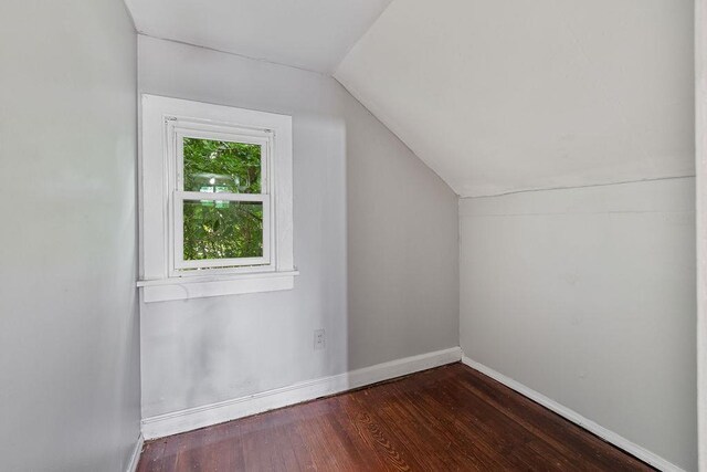 14 Cooper Dr, Nanuet, NY 10954 - additional living space featuring lofted ceiling and wood finished floors
