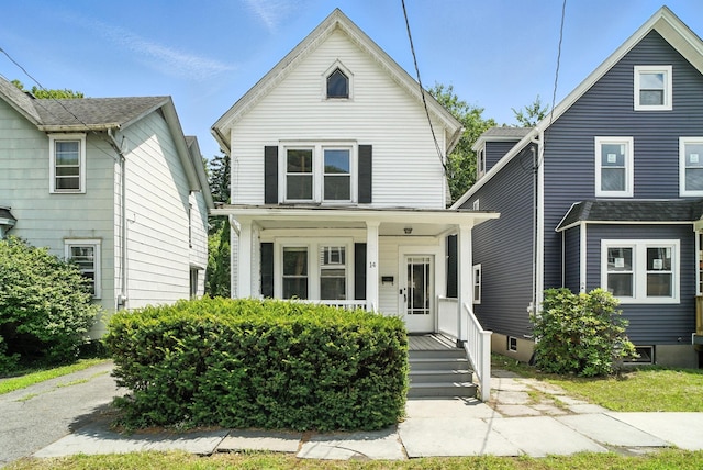 14 Washington Ave, Port Jervis, NY 12771 - view of front of property featuring a porch