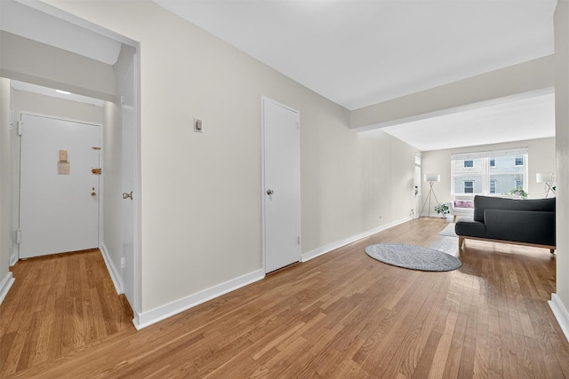 4295 Webster Ave Unit 5J, Bronx, NY 10470 - living area featuring light wood-type flooring and baseboards