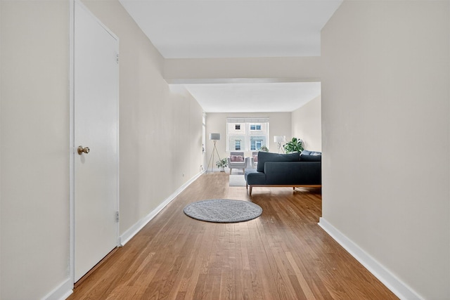4295 Webster Ave Unit 5J, Bronx, NY 10470 - hall with wood finished floors and baseboards