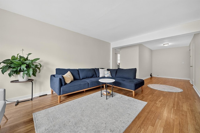 4295 Webster Ave Unit 5J, Bronx, NY 10470 - living room with baseboards and light wood-style flooring