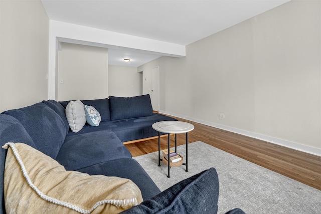 4295 Webster Ave Unit 5J, Bronx, NY 10470 - living area with wood finished floors and baseboards
