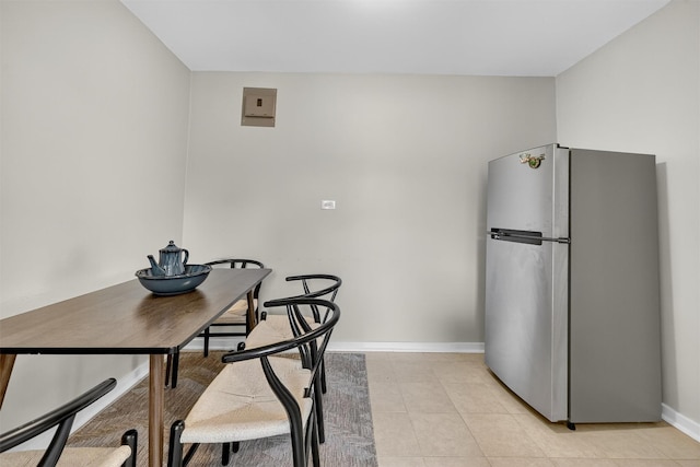 4295 Webster Ave Unit 5J, Bronx, NY 10470 - dining area with light tile patterned floors and a desk