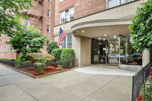 4295 Webster Ave Unit 5J, Bronx, NY 10470 - doorway to property with brick siding and a patio