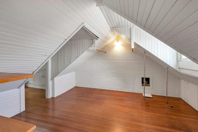 165 River Rd, Nyack, NY 10960 - bonus room with hardwood / wood-style flooring and vaulted ceiling