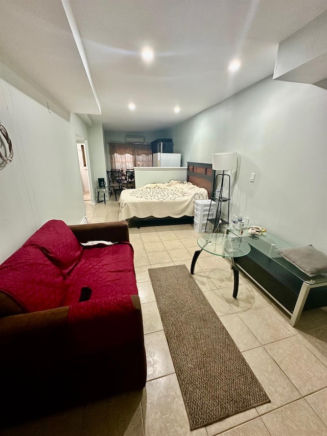 153-15 79th Ave, Flushing, NY 11367 - bedroom featuring light tile patterned flooring and recessed lighting