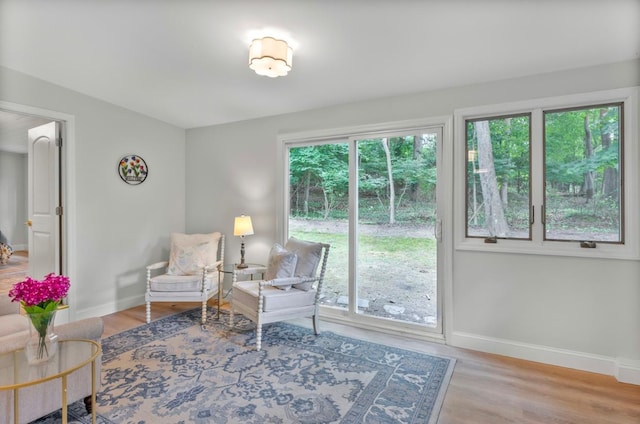 164 Maple Rd, Wading River, NY 11792 - sitting room with light wood-style floors