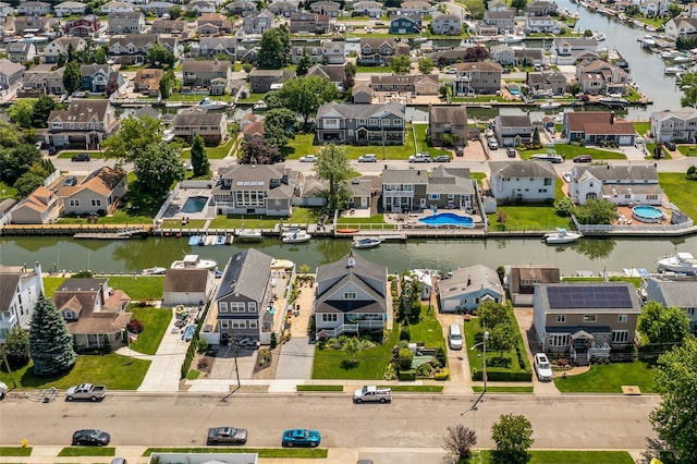 10 Garfield Pl, Massapequa, NY 11758 - aerial view of residential area featuring a nearby body of water